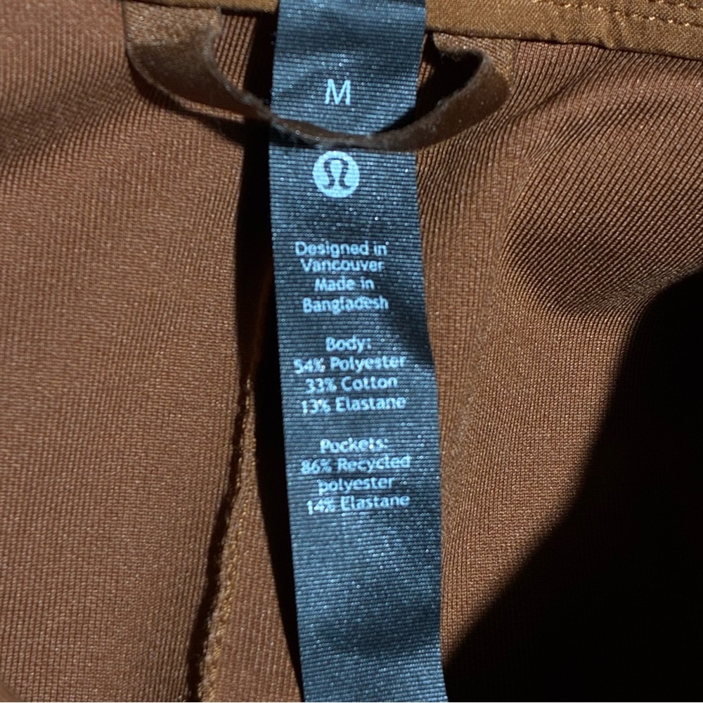 Lululemon City Excursion Jacket Canvas Copper Bro… - image 5